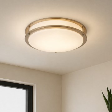 Brilagi - Taklampa ELARO 4xE27/40W/230V Ø 41 cm, guld