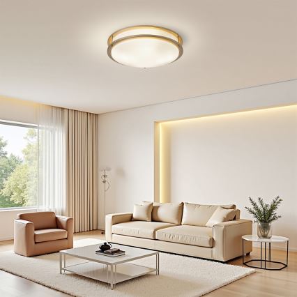 Brilagi - Taklampa ELARO 4xE27/40W/230V Ø 41 cm, guld