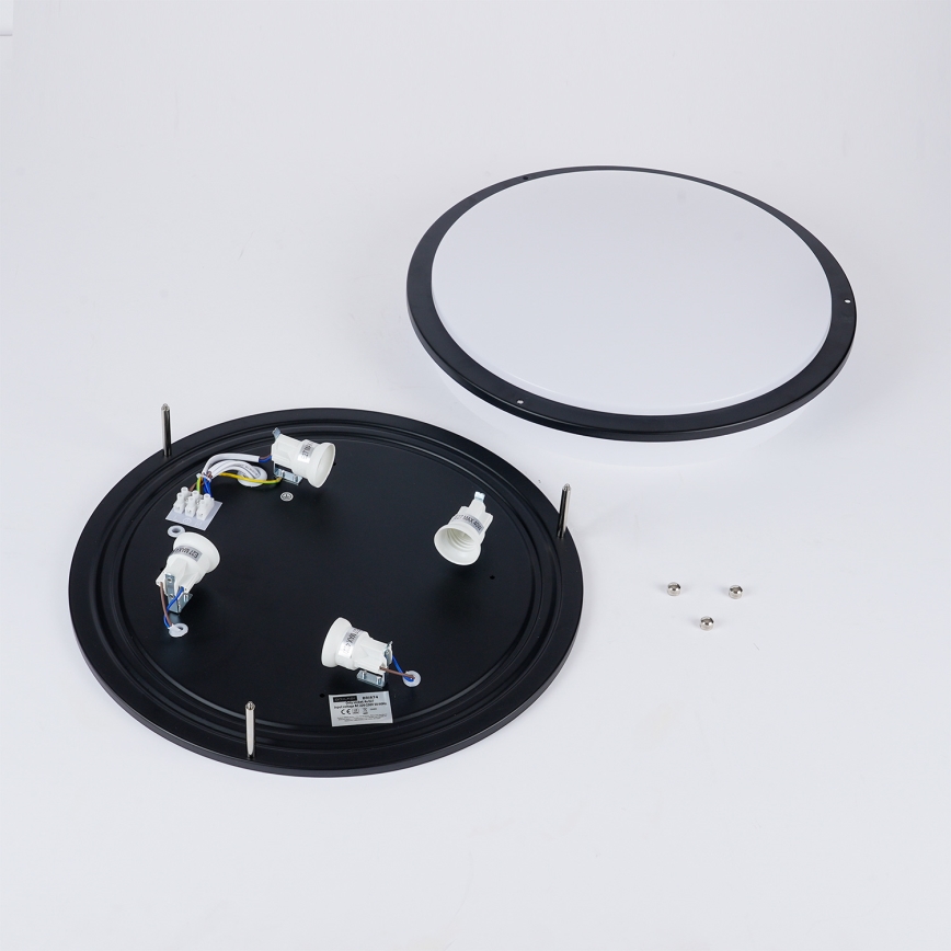 Brilagi - Taklampa ELARO 4xE27/40W/230V Ø 41 cm svart
