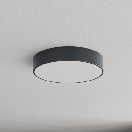 Brilagi - Badrumstaklampa CLARE 3xE27/24W/230V Ø 40 cm antracit IP54