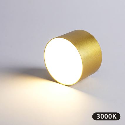 BRILAGI - Badrumstaklampa FORIS LED/9W/230V Ø 9 cm guld IP44 CRI 90