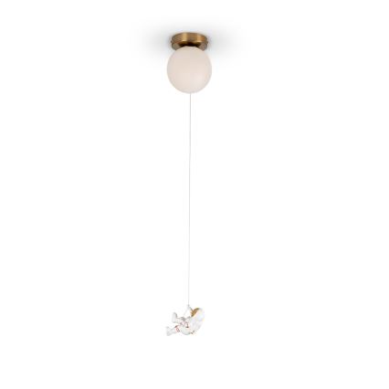 Brilagi - Taklampa för barn ASTRO 1xE14/15W/230V vit