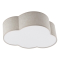 Brilagi - Taklampa för barn NIMBUS MINI 2xE27/15W/230V 31x43 beige
