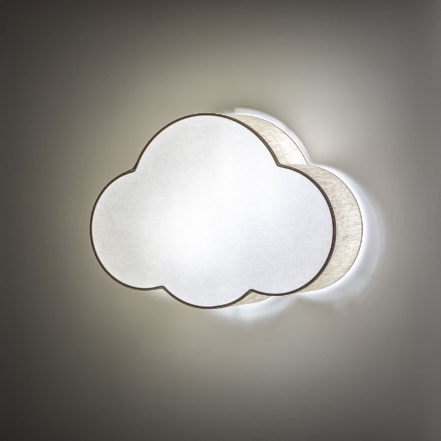Brilagi - Taklampa för barn NIMBUS MINI 2xE27/15W/230V 31x43 beige