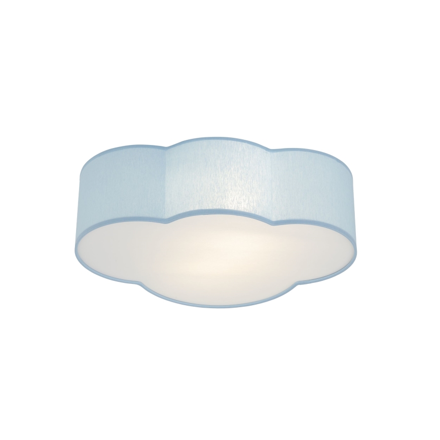 Brilagi - Taklampa för barn NIMBUS MINI 2xE27/15W/230V 31x43 cm blå