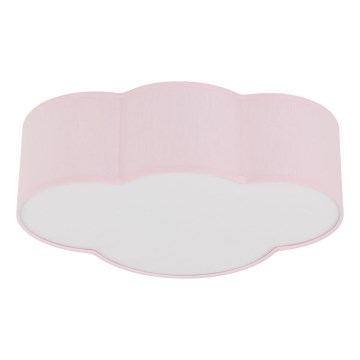 Brilagi - Taklampa för barn NIMBUS MINI 2xE27/15W/230V 31x43 cm rosa