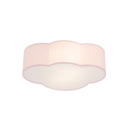 Brilagi - Taklampa för barn NIMBUS MINI 2xE27/15W/230V 31x43 cm rosa