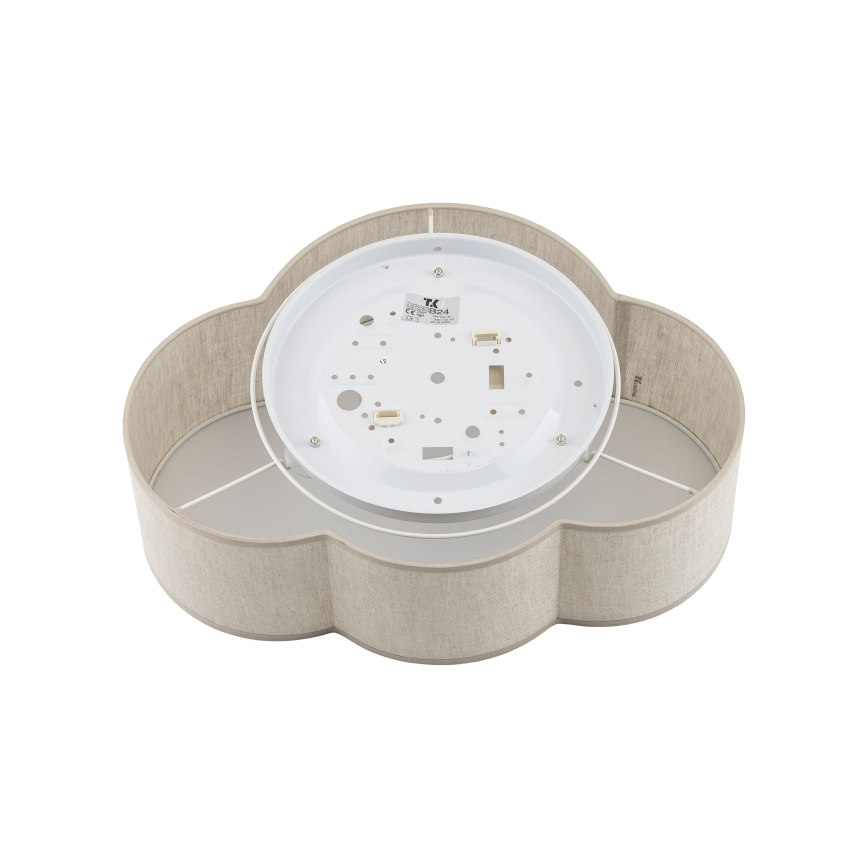 Brilagi - Barns taklampa NIMBUS MINI LINEN 2xE27/15W/230V 31x43 cm beige