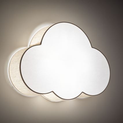 BRILAGI - Taklampa för barnrum NIMBUS 4xE27/15W/230V 46x63 cm beige