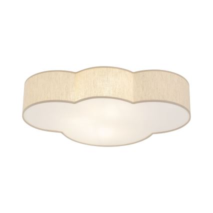 BRILAGI - Taklampa för barnrum NIMBUS 4xE27/15W/230V 46x63 cm beige