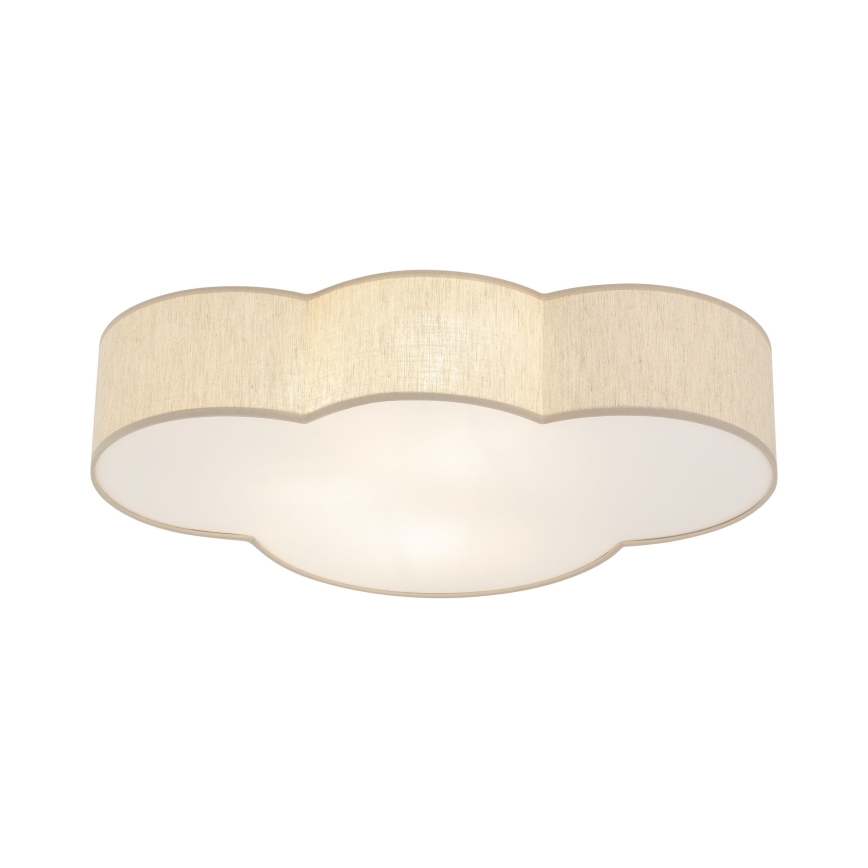 BRILAGI - Taklampa för barnrum NIMBUS 4xE27/15W/230V 46x63 cm beige