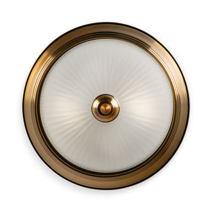 BRILAGI - Taklampa FRESCO 2xE27/40W/230V Ø 28 cm mässing