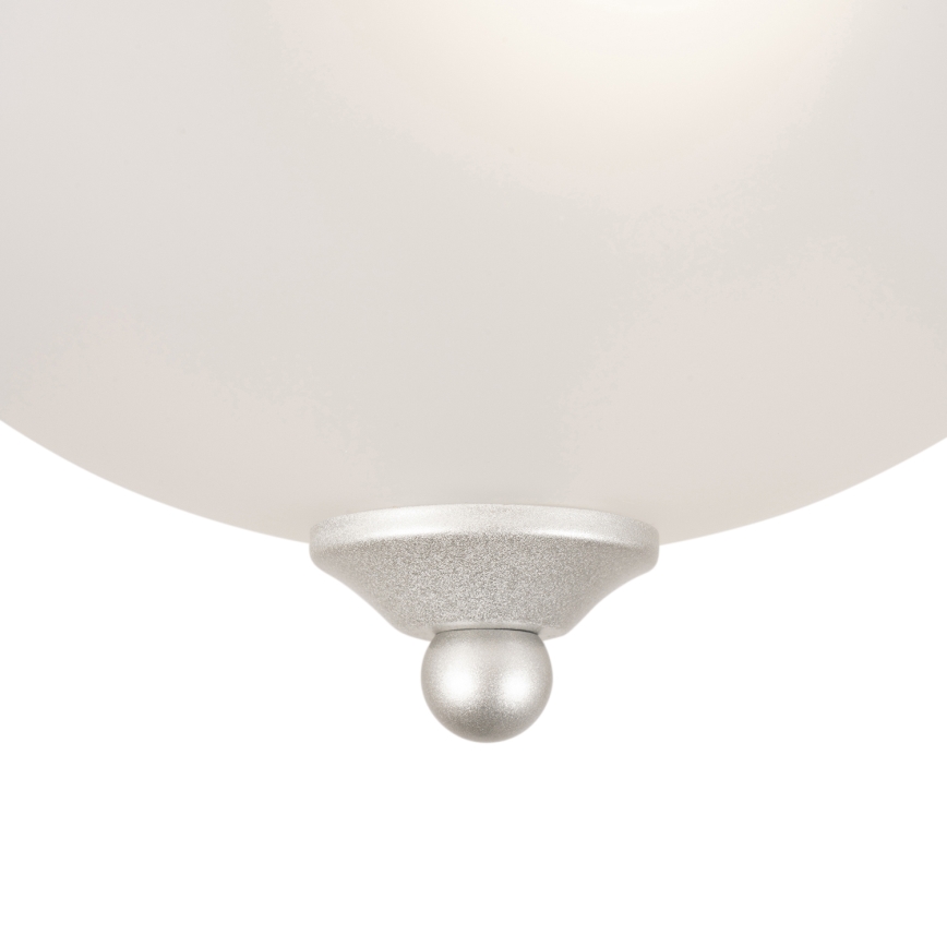 BRILAGI - Taklampa FRESCO 2xE27/40W/230V Ø 28 cm mattkrom