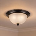 BRILAGI - Taklampa FRESCO 2xE27/40W/230V Ø 28 cm svart/guld