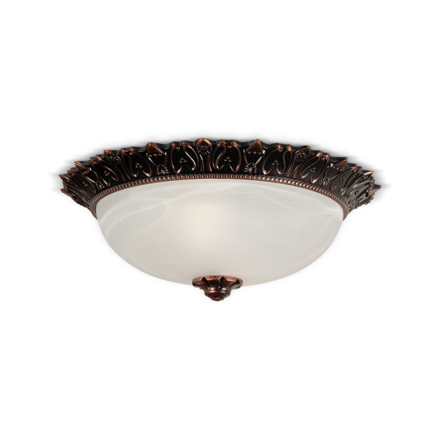 BRILAGI - Taklampa FRESCO 2xE27/40W/230V Ø 30 cm brons