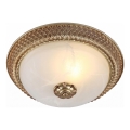 Brilagi - Taklampa FRESCO 2xE27/40W/230V Ø 30 cm, guldfärgad