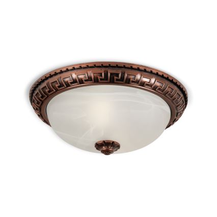 BRILAGI - Taklampa FRESCO 2xE27/40W/230V Ø 30 cm koppar