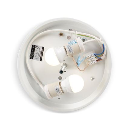 BRILAGI - Taklampa FRESCO 2xE27/40W/230V Ø 30 cm koppar