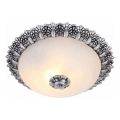 Brilagi - Taklampa FRESCO 2xE27/40W/230V Ø 30 cm silverfärgad