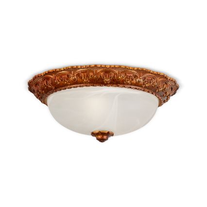 BRILAGI - Taklampa FRESCO 2xE27/40W/230V Ø30 cm guld