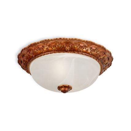 BRILAGI - Taklampa FRESCO 2xE27/40W/230V Ø30 cm guld