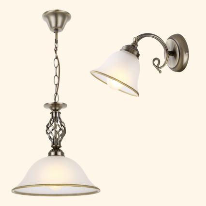 Brilagi - Taklampa med kedja NOSTALGIA 1xE27/60W/230V