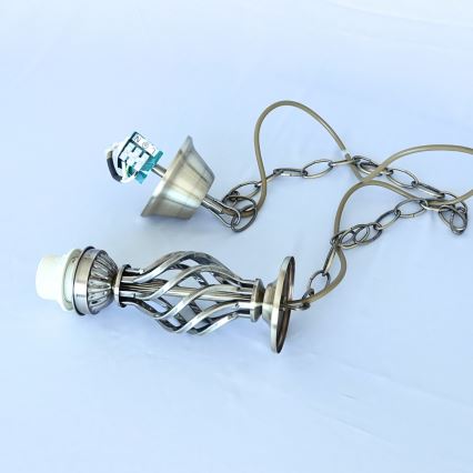 Brilagi - Taklampa med kedja NOSTALGIA 1xE27/60W/230V