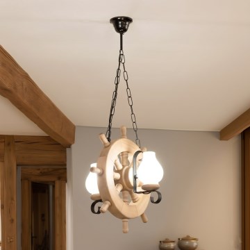 Brilagi - Taklampa med kedja TIMONA 2xE14/40W/230V ek