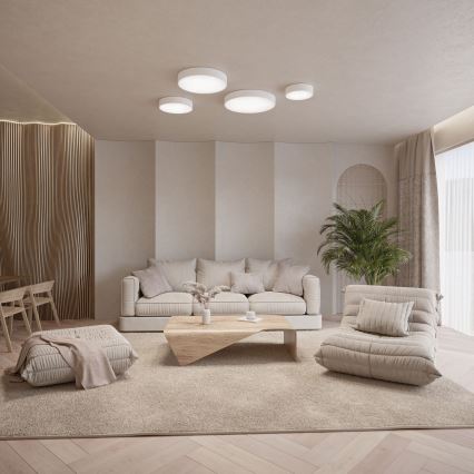 Brilagi - Taklampa med sensor CLARE 1xE27/40W/230V, Ø 20 cm, vit