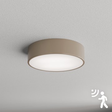 Brilagi - Taklampa med sensor CLARE 2xE27/24W/230V diameter 30 cm beige