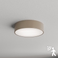 Brilagi - Taklampa med sensor CLARE 2xE27/40W/230V diameter 30 cm beige