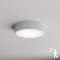 Brilagi - Taklampa med sensor CLARE 2xE27/40W/230V diameter 30 cm grå