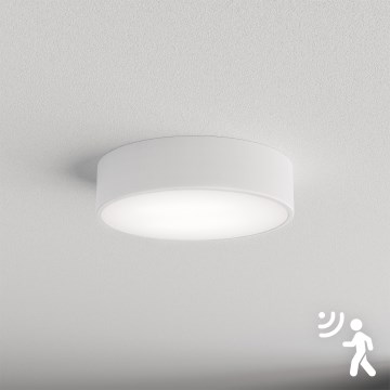Brilagi - Taklampa med sensor CLARE 2xE27/40W/230V diameter 30 cm vit