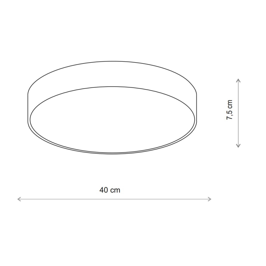 Brilagi - Taklampa med sensor CLARE 3xE27/40W/230V diameter 40 cm beige