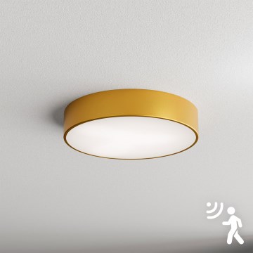 Brilagi - Taklampa med sensor CLARE 3xE27/40W/230V diameter 40 cm guld