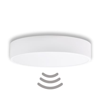 Brilagi - Taklampa med sensor CLARE 3xE27/40W/230V diameter 40 cm vit