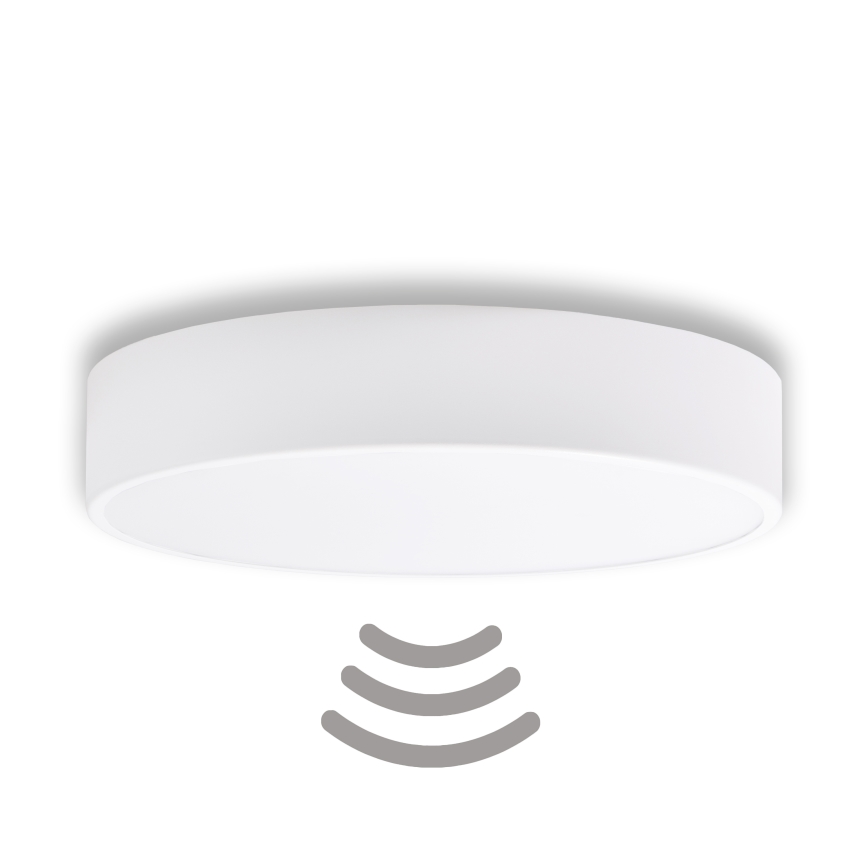 Brilagi - Taklampa med sensor CLARE 3xE27/40W/230V diameter 40 cm vit