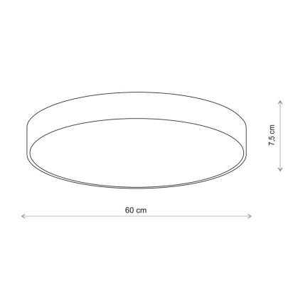 Brilagi - Taklampa med sensor CLARE 5xE27/40W/230V diameter 60 cm beige