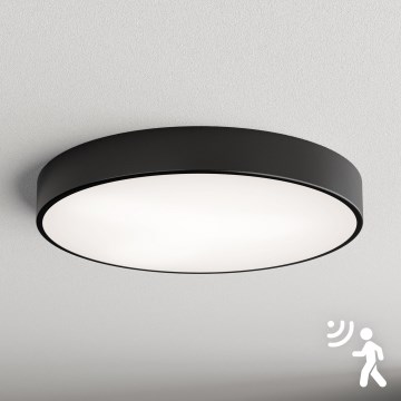 Brilagi - Taklampa med sensor CLARE 5xE27/40W/230V Ø 60 cm svart