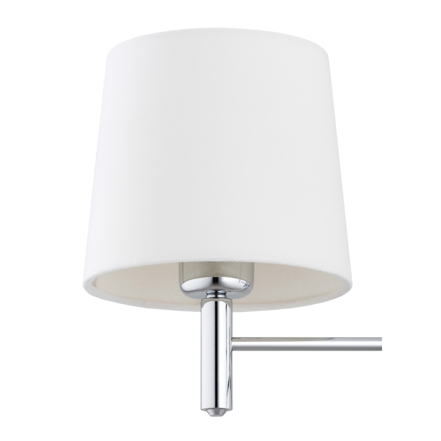 BRILAGI - Taklampa med stång MONTE 3xE27/60W/230V krämvit/blank krom