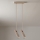 Brilagi - Taklampa med stång SELE 2xGU10/30W/230V beige