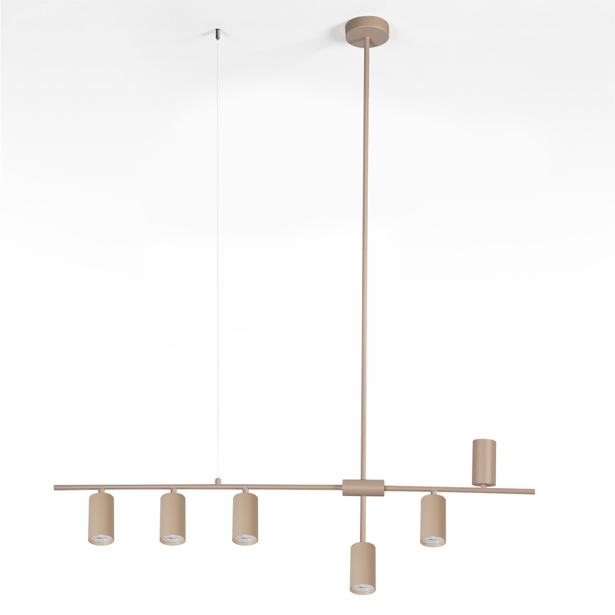 BRILAGI - Taklampa med vajer CRANE 6xGU10/30W/230V beige