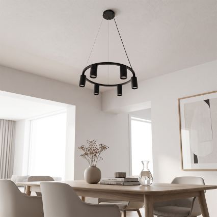 BRILAGI - Taklampa med vajer SELE 6xGU10/30W/230V svart