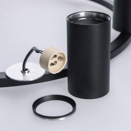 BRILAGI - Taklampa med vajer SELE 6xGU10/30W/230V svart