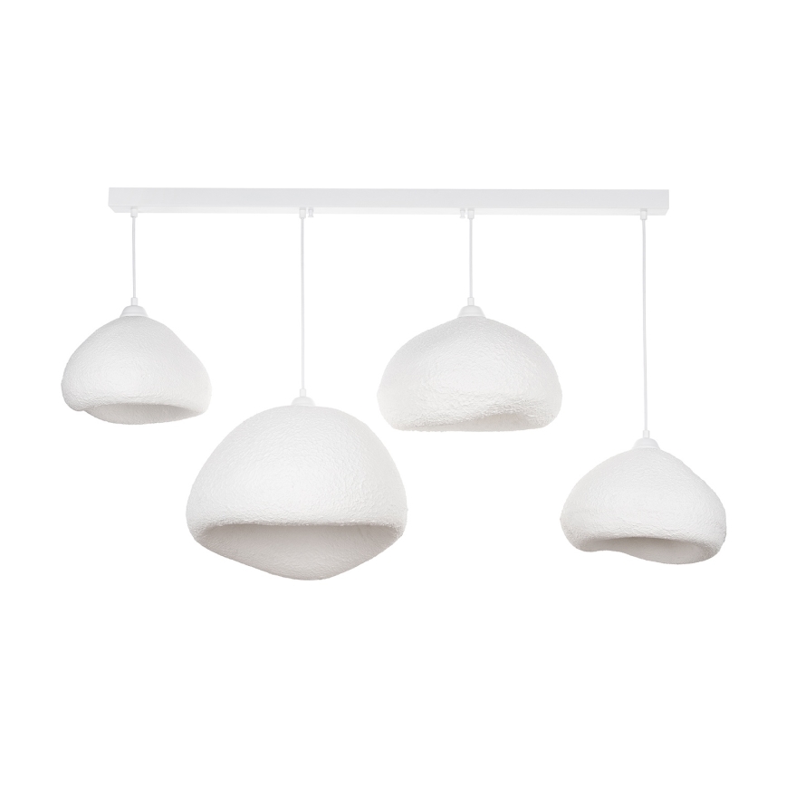 Brilagi - Taklampa med vajer WABI SABI 4xE27/40W/230V vit