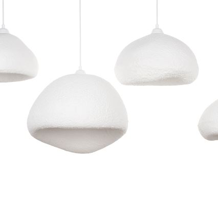 Brilagi - Taklampa med vajer WABI SABI 4xE27/40W/230V vit