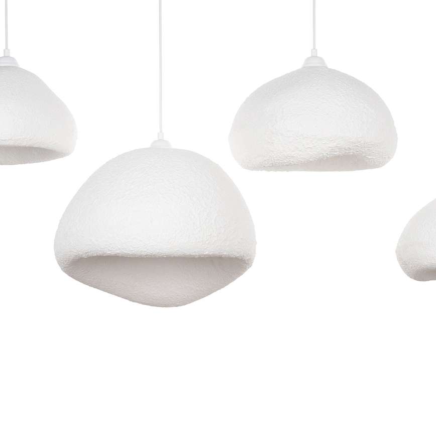 Brilagi - Taklampa med vajer WABI SABI 4xE27/40W/230V vit