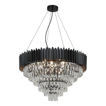 Brilagi - Taklampa med vajerupphängning CARLOS 11xE14/40W/230V Ø 80 cm