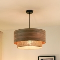 BRILAGI - Taklampa MONTANA BOHO 1xE27/15W/230V Ø 45 cm brun/svart