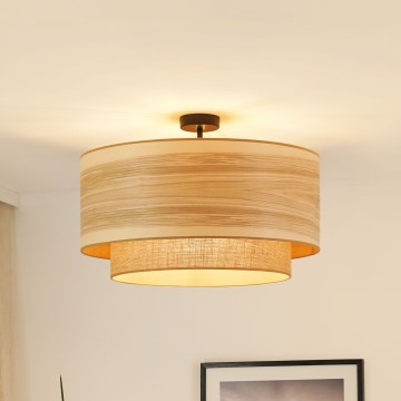 Brilagi - Taklampa MONTANA BOHO 1xE27/15W/230V Ø 60 cm brun